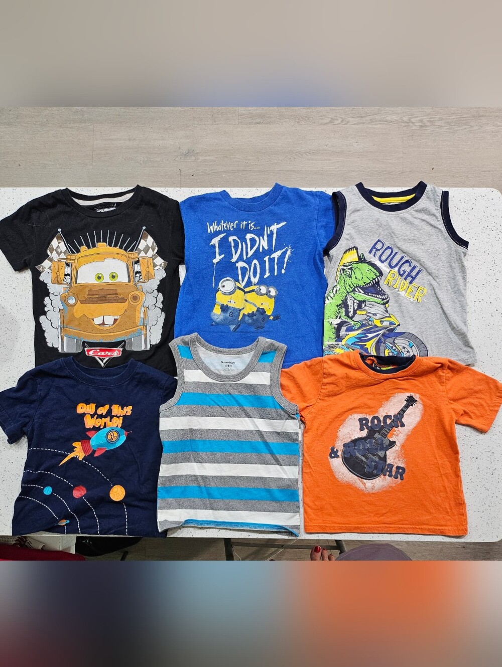 Lot Of Six Shirts Size 4T Boys